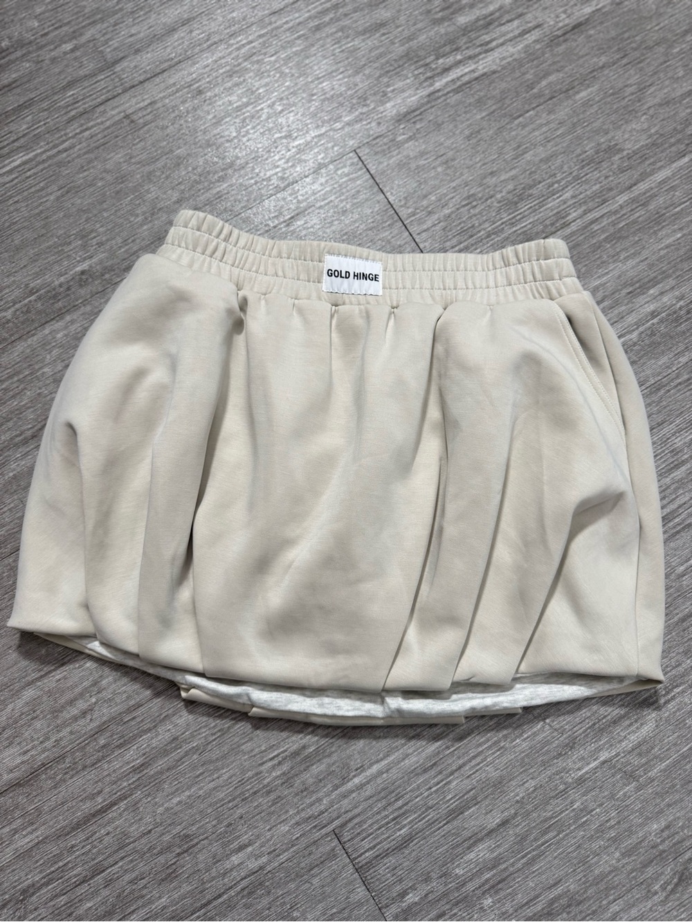 Gold Hinge Active Tennis Skort Light Sage Green Built-In Shorts Small Athletic